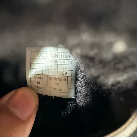 UGG Fluff Yeah‎ Black Slippers Slide Sandals Soft Women’s Size 8 Cozy - Picture 10 of 10